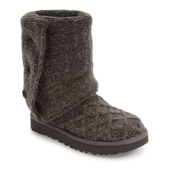 NWT UGG Lattice Cardy Knit Boot Shoes Size 10 - Picture 2 of 6